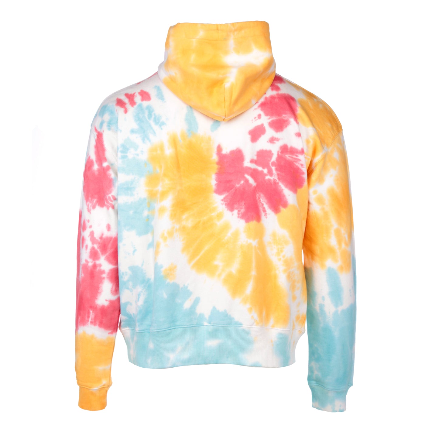 MULTI COLOUR FADED TIE DYE HOODIE