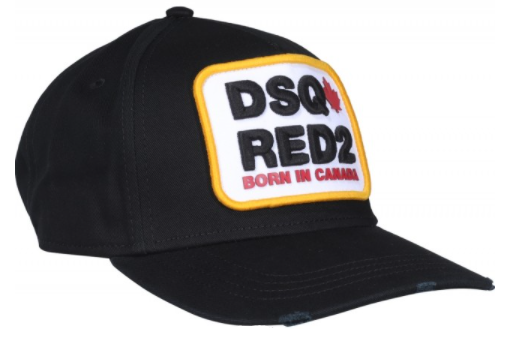 DSQUARED2 logo-patch baseball cap