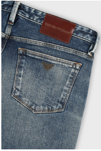 Load image into Gallery viewer, EMPORIO ARMANI J75 slim-fit, worn-wash denim jeans
