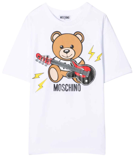 MOSCHINO teddy bear-motif cotton T-Shirt