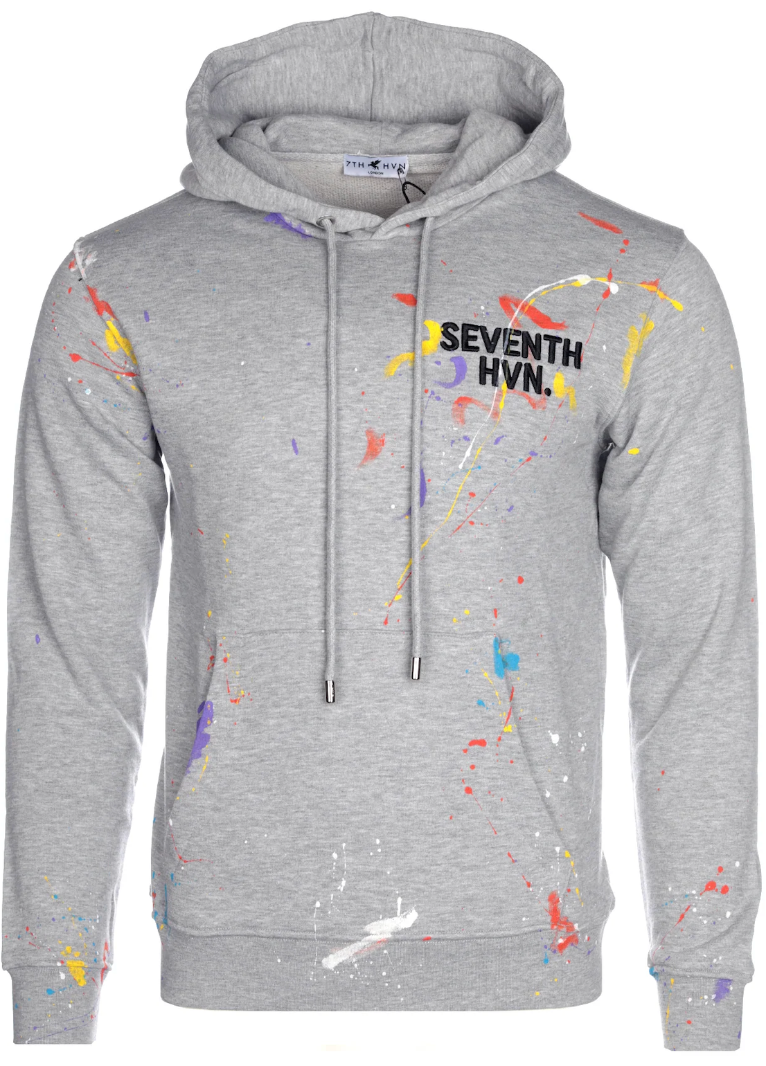 7TH HVN paint splatter hoodie