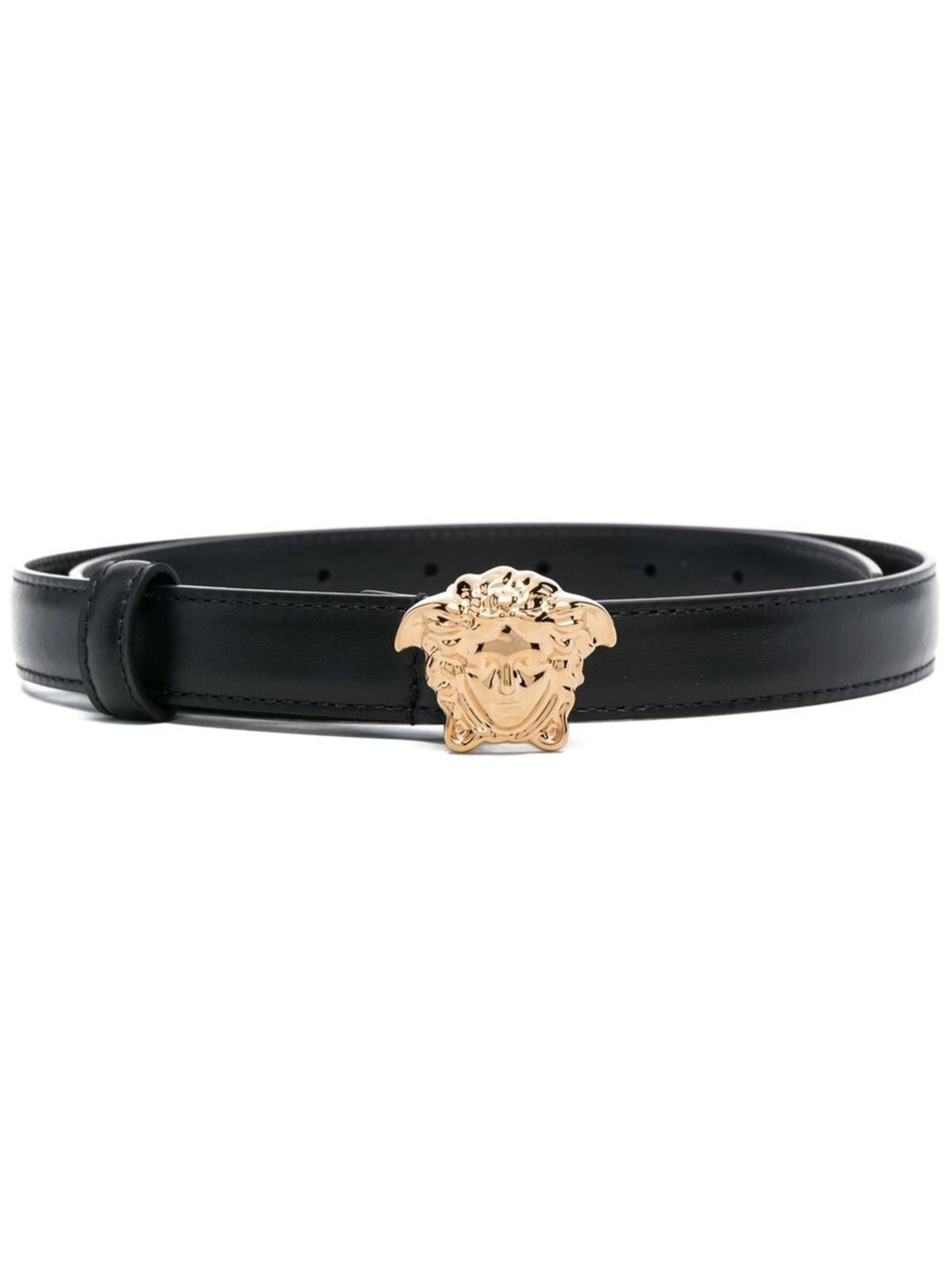 VERSACE LA MEDUSA LEATHER BELT