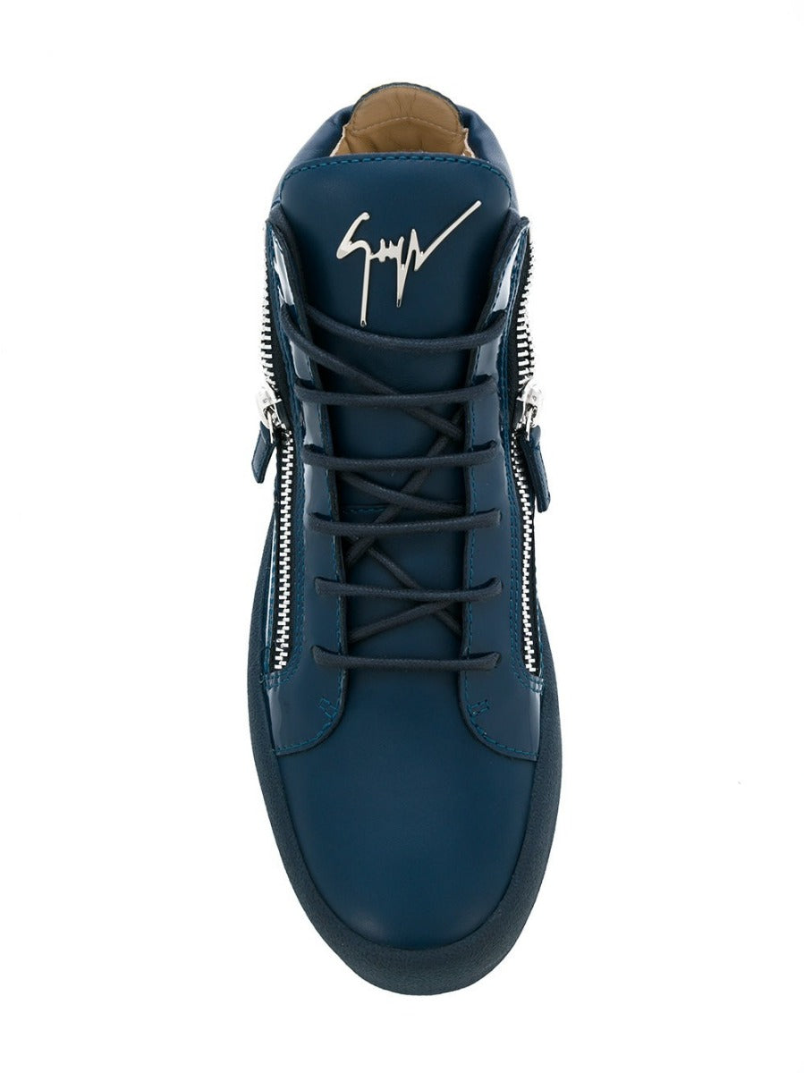 GIUSEPPE ZANOTTI KRISS HIGH TOP BLUE