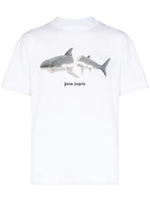 Load image into Gallery viewer, PALM ANGELS shark-print T-shirt
