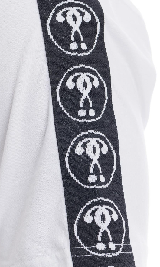 MOSCHINO DOUBLE QUESTION MARK ORGANIC COTTON T-SHIRT