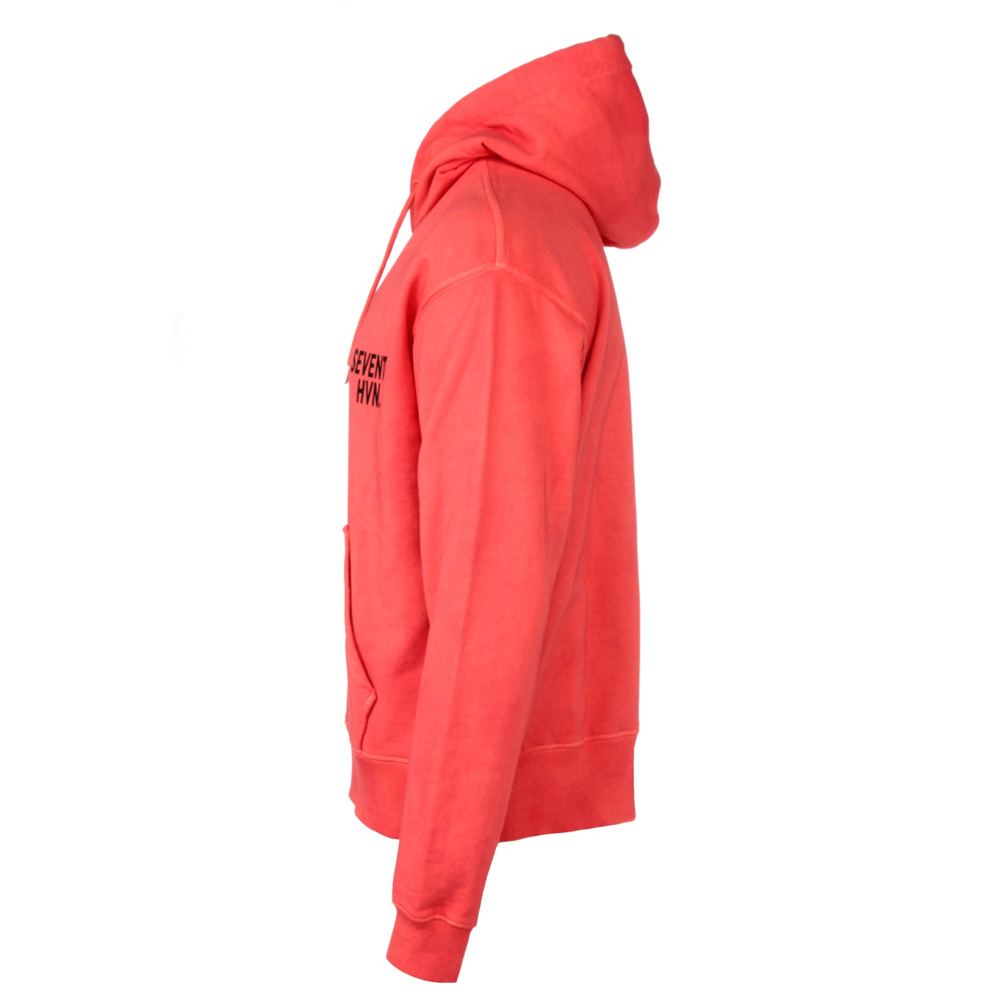 7TH HVN RED FADED TIE DYE HOODIE