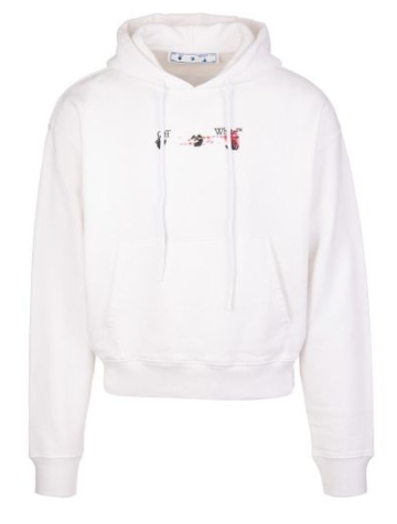 Off-White Arrow logo-print pullover hoodie