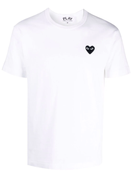 COMME DES GARCONS PLAY applique logo T-shirt