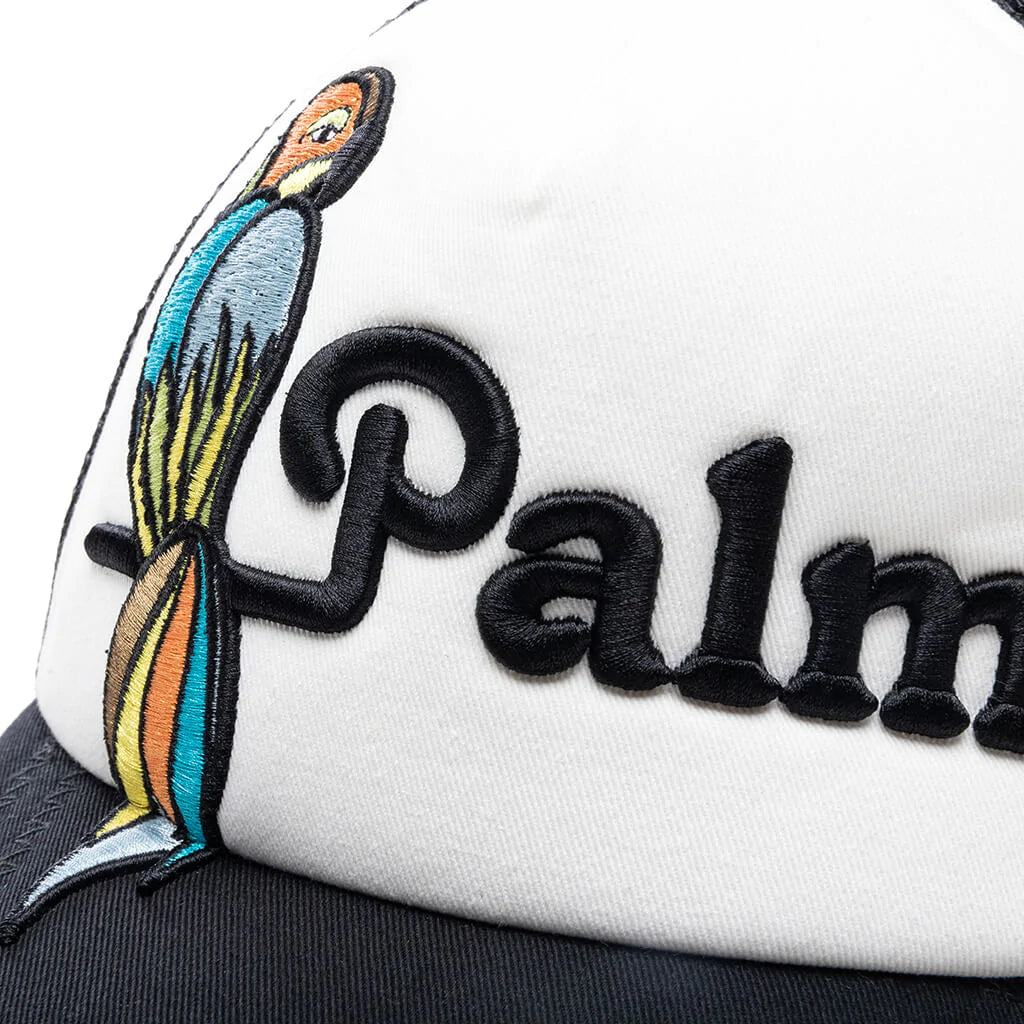 PALM ANGELS PARROT CAP - BLACK